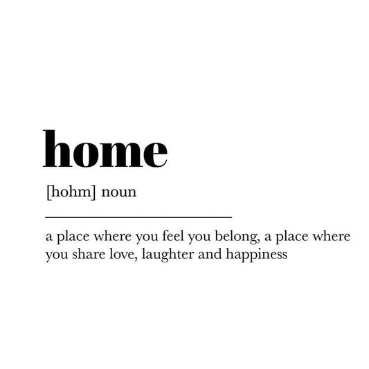 To Build a Home...