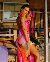 SONAS - Silky Sunset Slip Dress