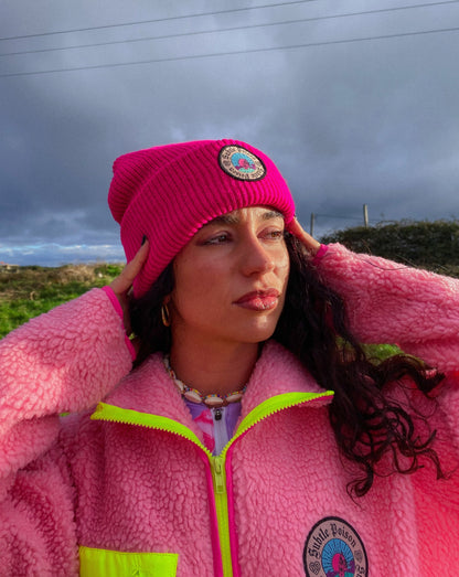 Pink logo Beanie 